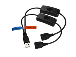 Lurelia Cabo Divisor Usb, Computadores Portáteis, 2.0, 30cm, Transferência De Dados, Vermelho
