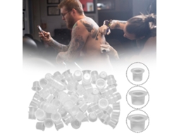 100 Peças De Equipamento E Suprimentos De Tatuagem: Copas De Cor Base