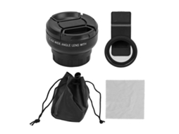 Phone Camera Lens 0.45x Universal Ultra Wide Angle 12.5x External Lens Camera Accessories For Take Pictures Black LAXISCREED