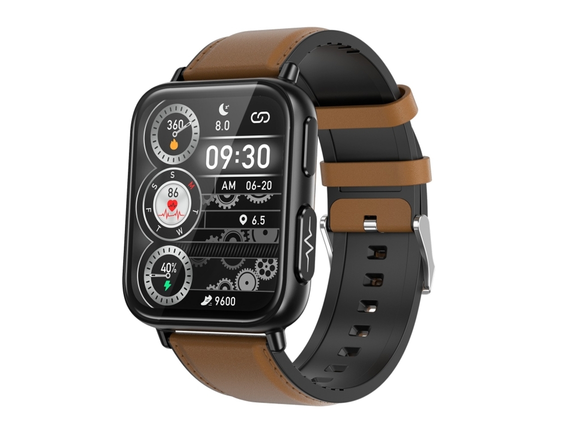 1, 91 Polegadas Ip68 Impermeável Cinto Smartwatch Apoio Ai Médico Diagnóstico/sangue Oxigênio (marrom)