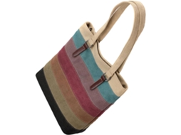 Bolsa Feminina De Lona, Estilo Casual, Com Vários Compartimentos E Leve.