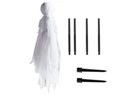 Laxiscreed Fantasma Iluminado A Bateria Para Decoração De Halloween Em Interior E Exterior