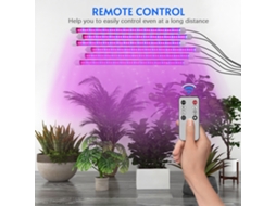 Luzes Led para Plantas Internas com Timer e Controle Remoto
