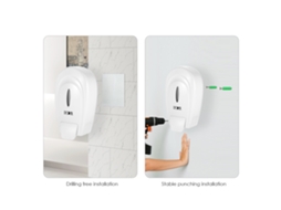 Dispensador de Sabão Manual Parede 1000ml Grande Capacidade S/MARCA
