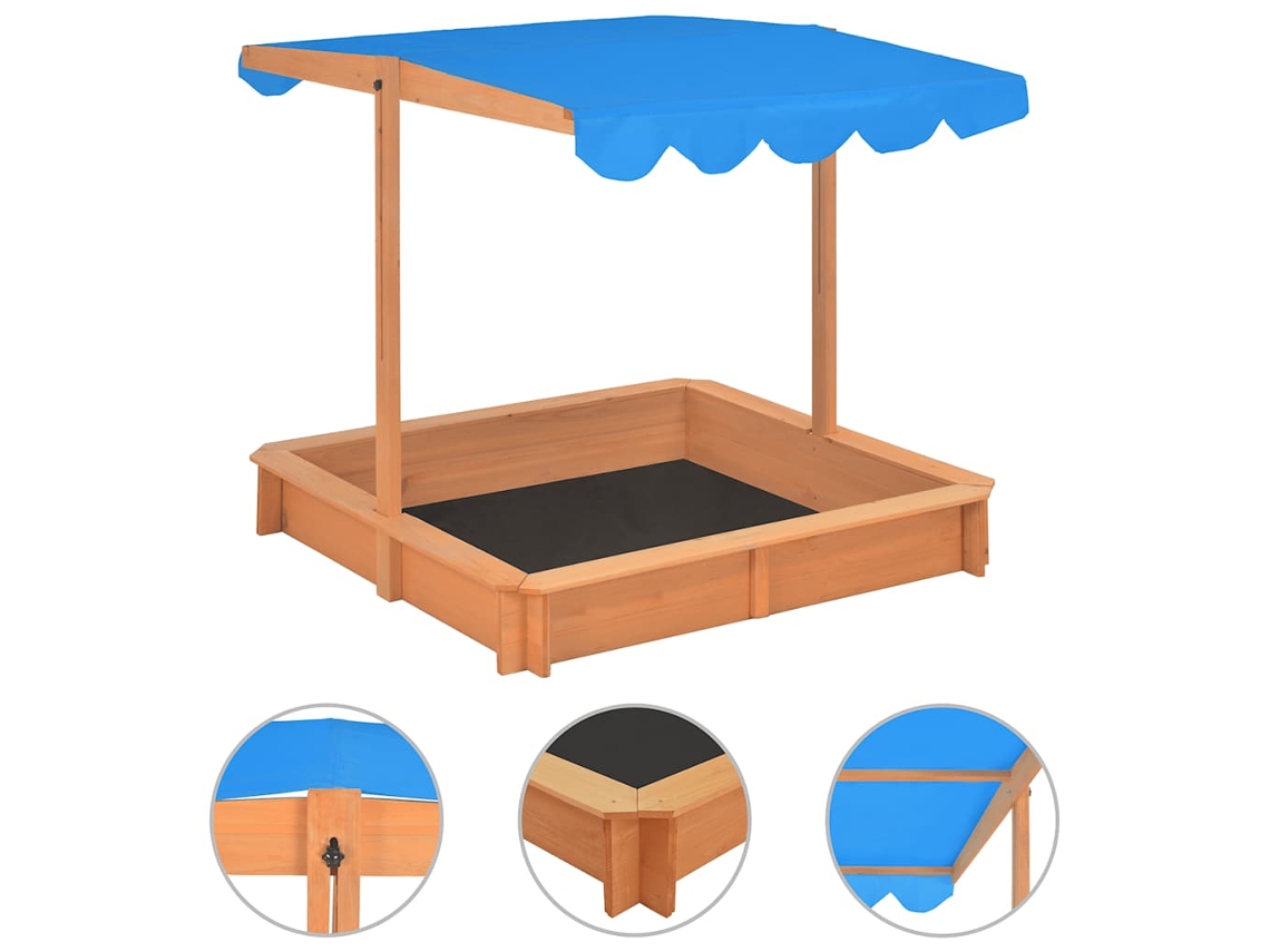 Sandbox, Sandboxes Vidaxl Azul Madeira (n/a)