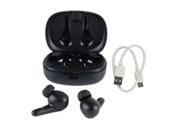 Aetheria audífonos Verdadeiramente Inalámbricos com Cancelamento de Ruído e Baixa Latência Bluetooth Preto