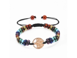 Árvore Da Vida Pulseira De Pedra Natural Tecida Dupla Camada Turquesa Pulseira De Cristal Yoga Beads Pulseira Nostalgia88