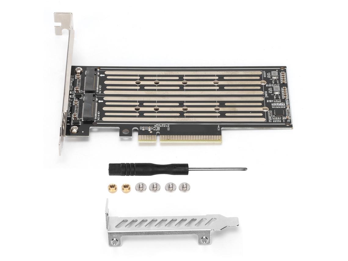 Placa Adaptadora De Ssd Transfer Card Mkey Nvme M.2 Para Pcie X8 Com Grande Capacidade