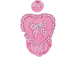 Ganso Coração de Amor Roupa, Acessórios para Chapéu, Estátua de Arte, 58,4 Cm, Material Macio e com um Design CHABERLU