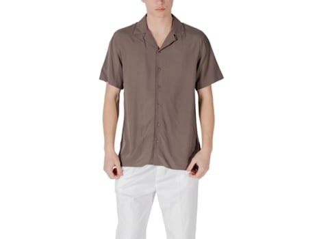 T-shirt De Homem Gianni Lupo Mud Viscose (s)