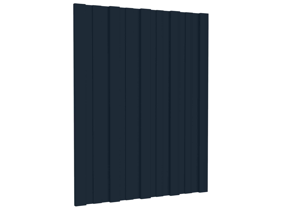 Vidaxl Painel De Telhado 36 Pcs Antracite 60 X 45 Cm Aço Galvanizado