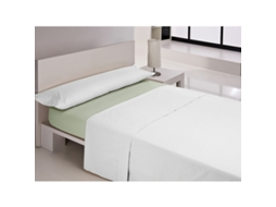 Lençol de baixo ajustável HAPPY HOME MIX COLORS (Verde - 50 % algodão - Solteiro)