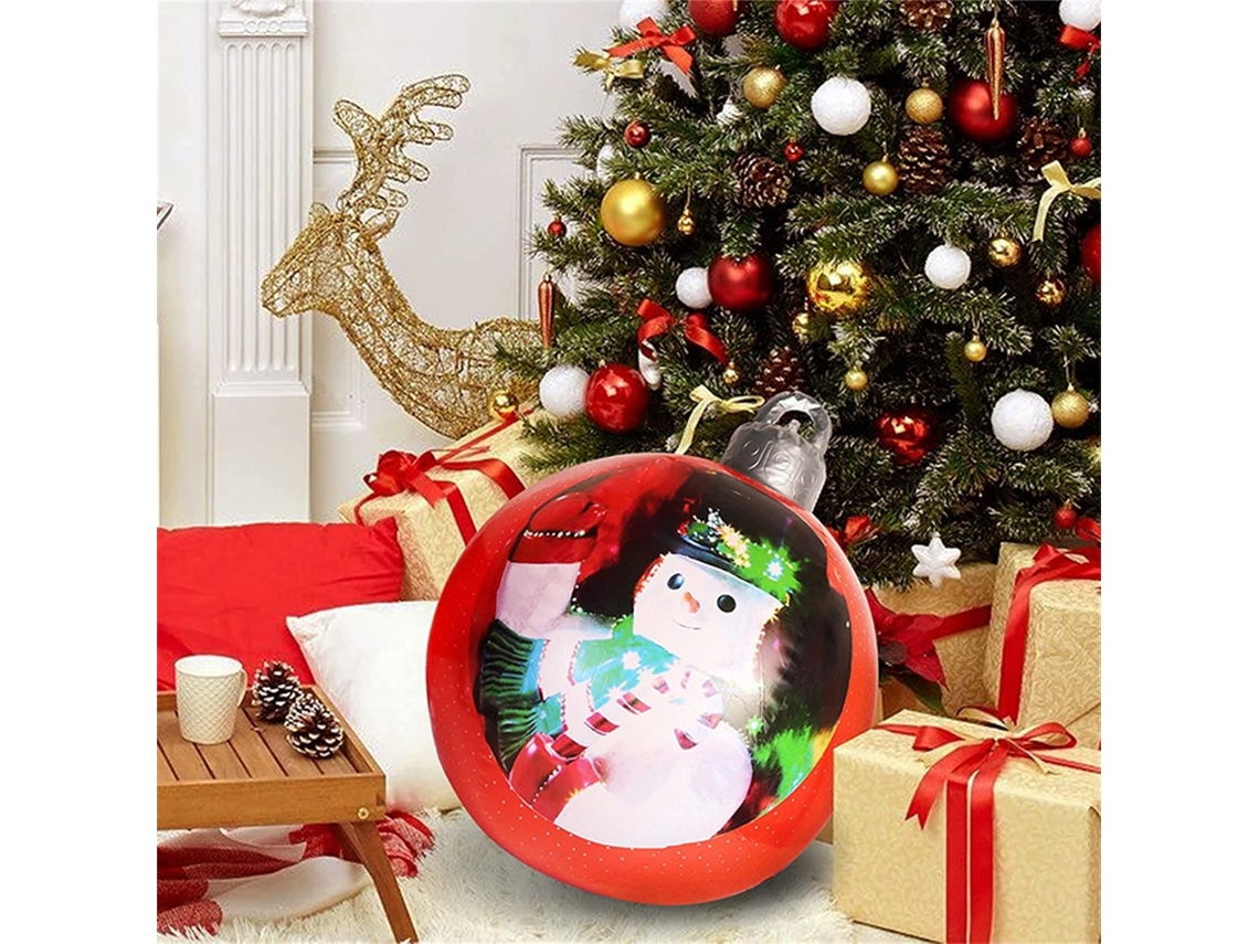 Boule De Gonflable Em Pvc Para Decoração De Jardim - Boule Gonflable Com Pompe (35 X 30 X 5 Cm,
