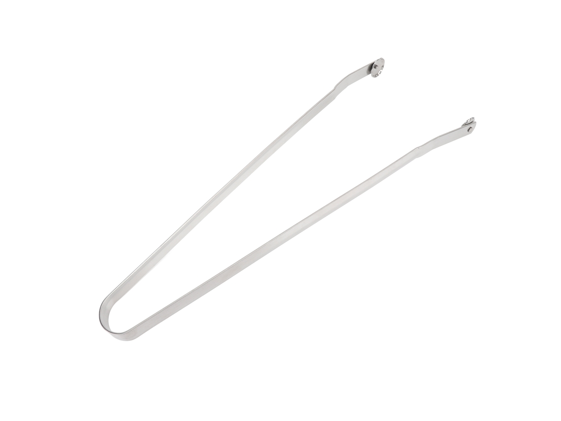 Pinça de Churrasco Inox Resistente À Alta Temperatura