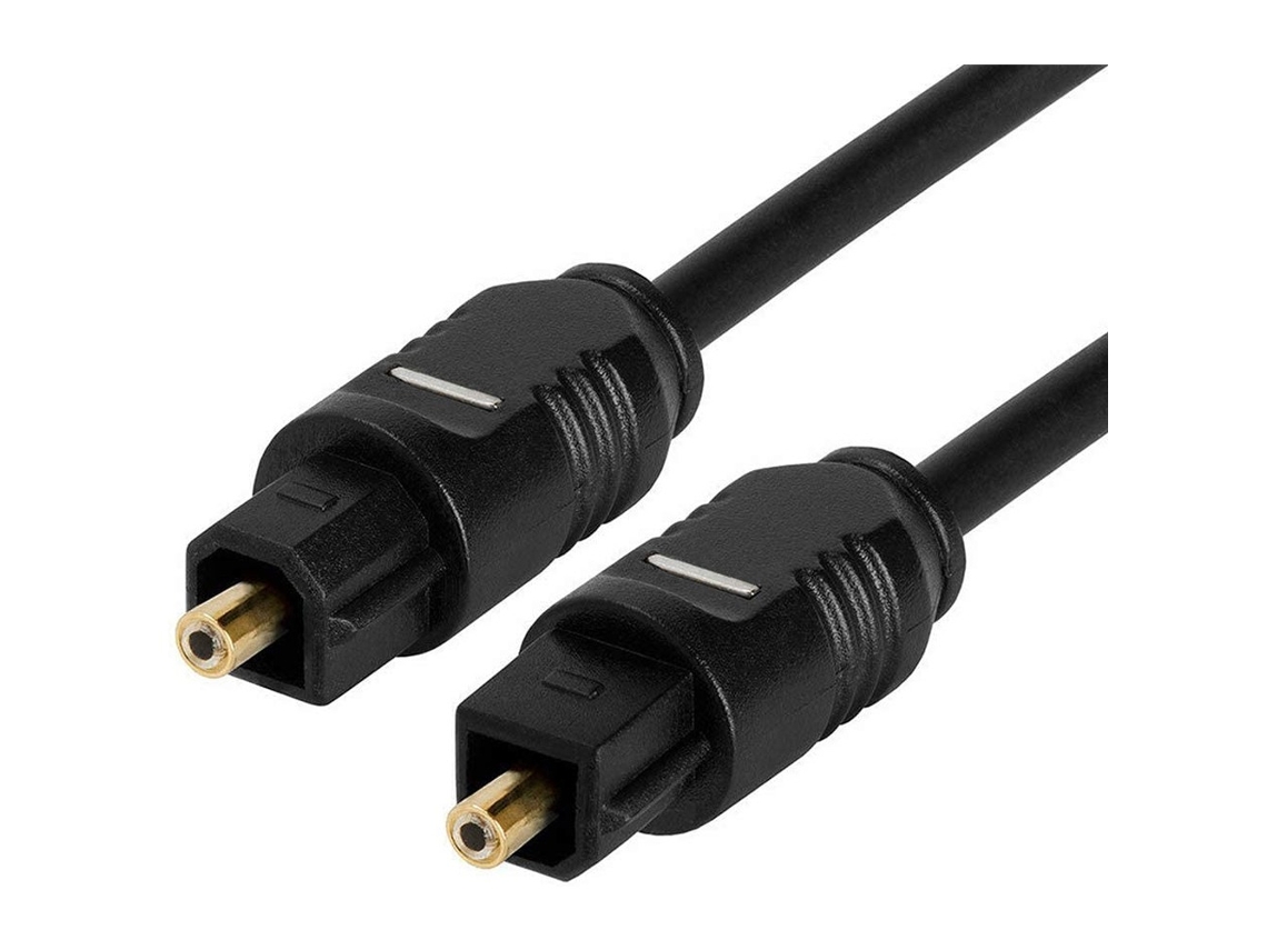 2m Toslink/toslink Cabo De Áudio Preto Techly