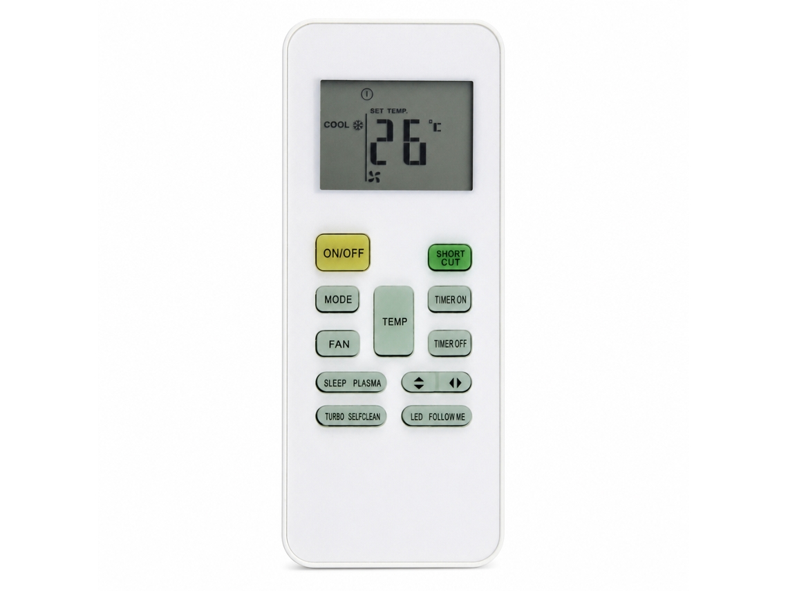 Comando À Distância Para Ar Condicionado Compatível Com Midea Rg52a8/bgef_dae
