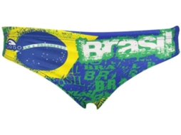 Slips para Homem TURBO Happy Brazil Multicor para Natação (M)