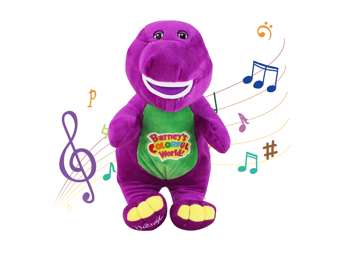 Primerox brinquedo de Pelúcia Dinossauro Que Canta Eu Te Amo Boneco Interativo Presente para Crianças