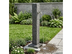 Vidaxl Tanque De Jardim Antracite 26 X 26 X 98 Cm Pe