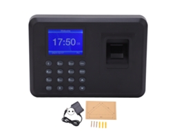 Máquina De Ponto Por Impressão Digital (tela De 2,4 Polegadas, Identificação Rápida)