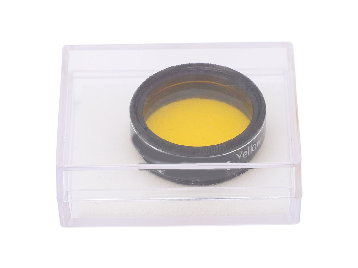 2026 filtro Amarelo para Telescópios de 1,25 Polegadas, Acessório de Telescópio Colorido