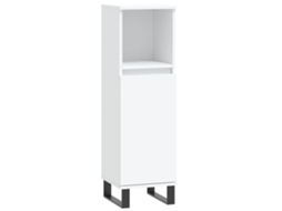 Bathroom Cabinet, Bathroom Cabinets Vidaxl Branco Madeira Processada (n/a)
