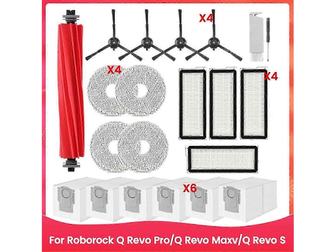 Peças Para Aspirador De Pó Roborock Q Revo Pro / Q Revo Maxv / Q Revo S Brilvibera