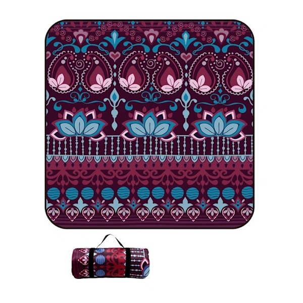 Ea Manta De Piquenique, Tapete De Piquenique Boho, Impermeável E Dobrável, Tapete Grande À Prova De Areia Para Uso Externo, Ideal Para Festas, Ca