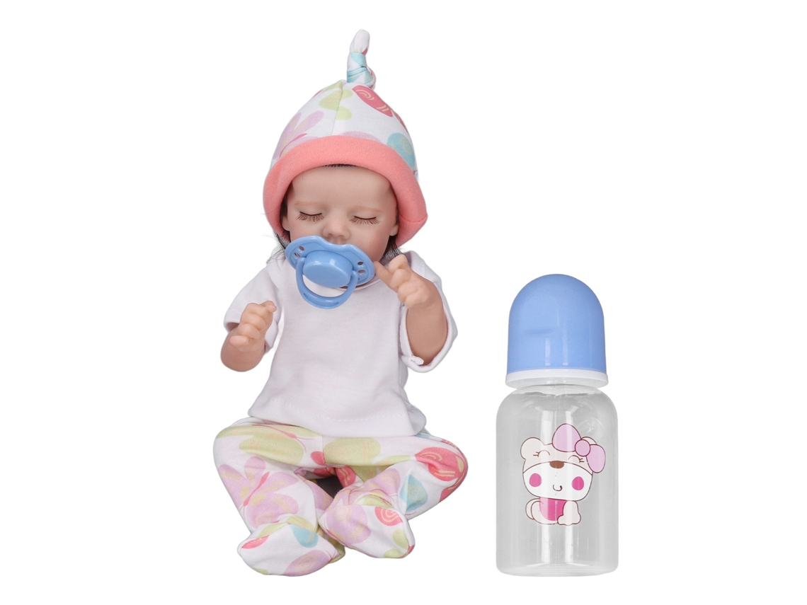 Primerox boneca Reborn Bebê Simulada de Silicone 12 Polegadas Menina para Crianças Acima de 3 Anos