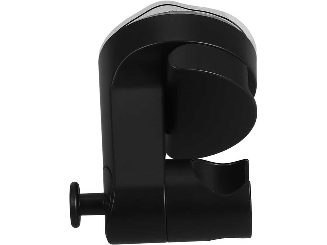 Suporte De Parede Com Ventosa Para Chuveiro Toyandona, Em Abs, Preto, Com Ângulo Ajustável E Fixação Segura Ideal Para