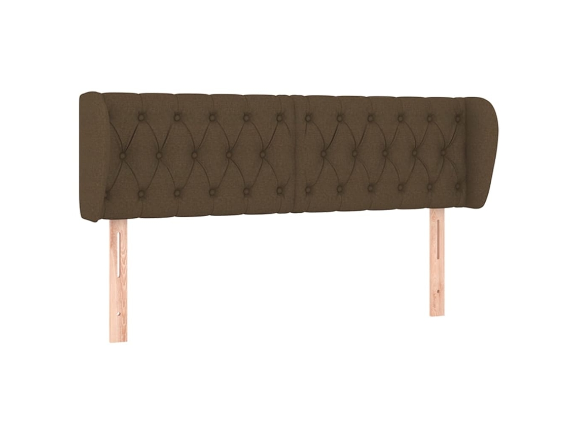 Headboard, Headboards Vidaxl Marrom Tecido (163 X 23 X 78/88 Cm)