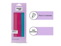 Kit de Limas de Unhas em Madeira Multicor 2 BEAUTY LIST