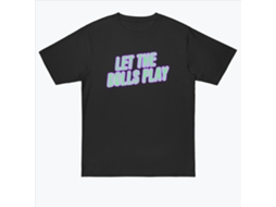 Let The Dolls Play Baller Fc Black T-shirt-l