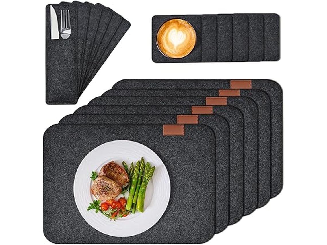 Conjunto de 6 Peças de Mesa 43x30cm STELASPLEN