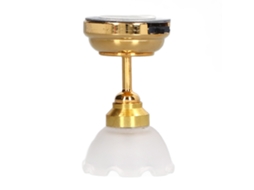 Luz De Cúpula Para Casinha De Boneca Em Forma De Flor Miniatura Escala 1/12 Luz Led Decoração