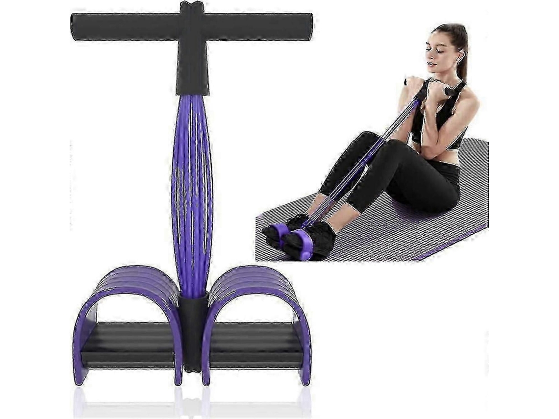 Treinador Abdominal com 6 Tubos para Treino em Casa Treinamento de Corpo Inteiro GOKOCO