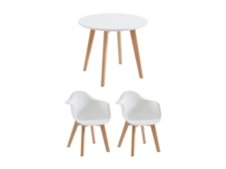 Conjunto Mesa E Cadeiras Louloune