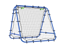 Reboteiro De Futebol E Handebol 100x95cm, 5 Posições Angulares, Rede De Rebote, Azul Para Jovens