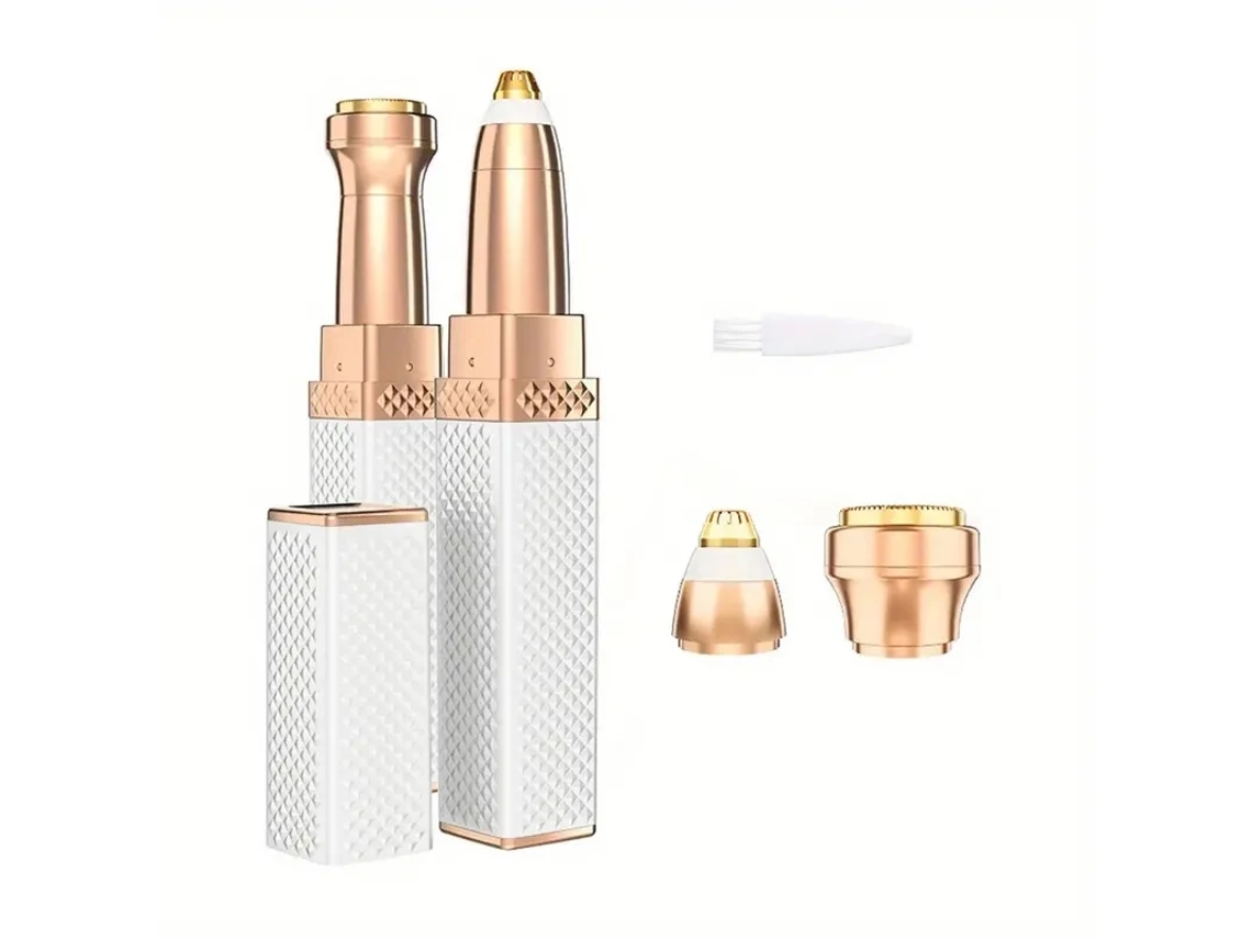 Aparelho Multifuncional 2 em 1 para Depilação Labial com Luz Led, Depilador Feminino MDUG (rosa)