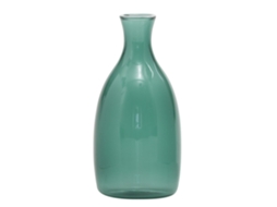 Vaso Un Fiore 150 Em Vidro Borossilicato Soprado À Mão, Cor Verde Lago, Capacidade De 150 Cl, Design Elegante Para Decorar Casas E Escritórios.