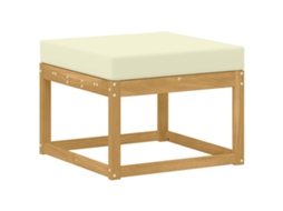 Maison Exclusive - Hocker De Exterior Madeira Sólida De Acácia Branco