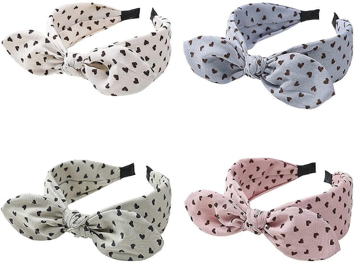 4 Tiaras De Coração E Orelhas De Coelho Para Mulheres E Meninas
