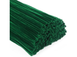 Pijões 400 Unidades - Verde Chenille - Fio Elástico - Fio Para Costura - Materiais Para Costura Para Crianças - Trabalho Decorativo - 30 Cm De Comprim