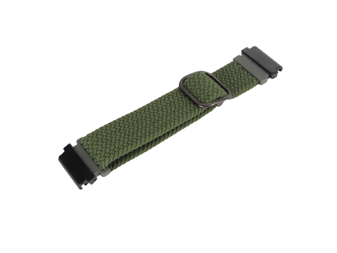 Pulseira De Relógio Nylon Esportiva Verde Compatível Com Fenix 7 6 5