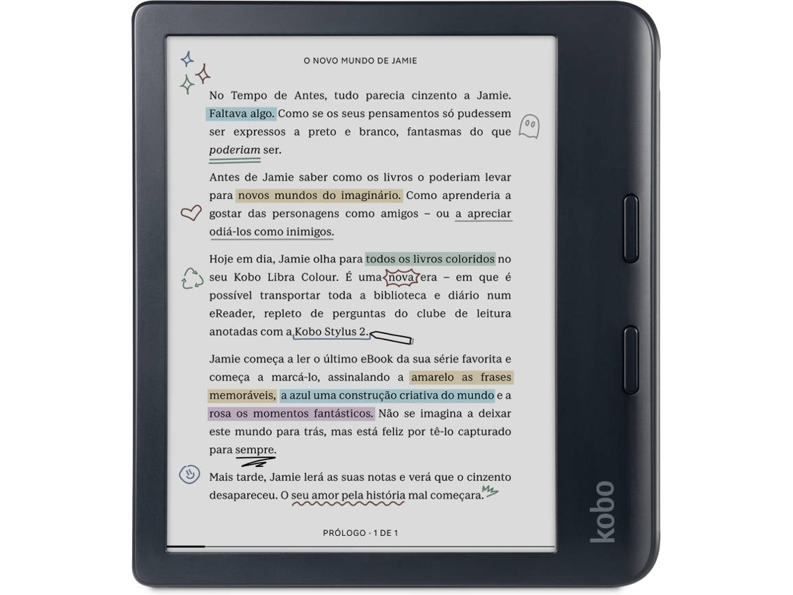 Kobo Libra Colour Black (Outlet Caixa Aberta)