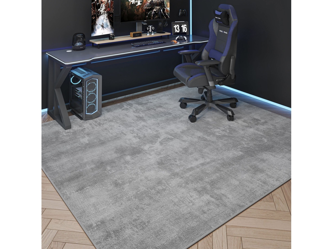 Tapete Protetor Para Cadeiras, (névoa Cinza Clara - 140x200 Cm) Cuich