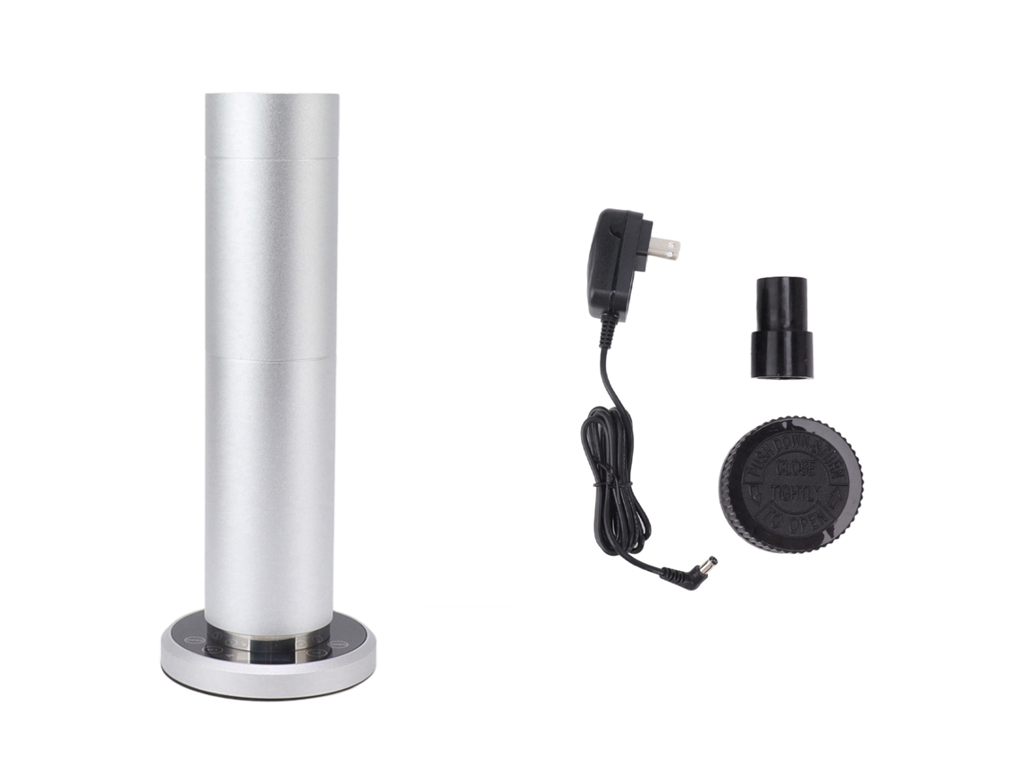 Difusor Óleo Essencial 120ml Nebulizador Prata Plug Us