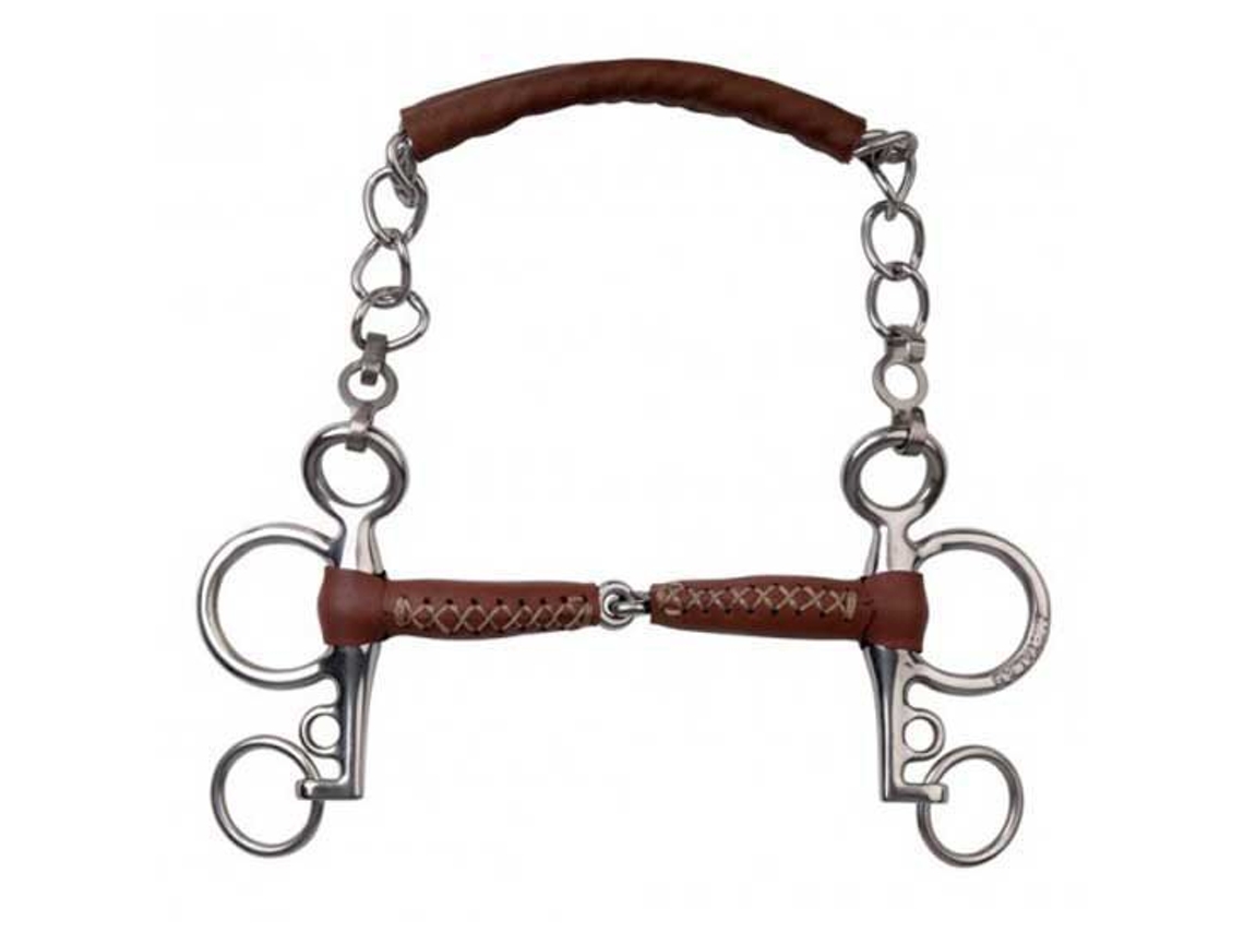 Broca de Couro com Ramo Curto Pinchless Dourado 135 Mmmetalab