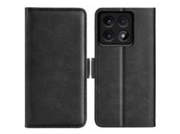 Capa De Celular De Couro Com Fecho Magnético De Dois Lados E Flip Horizontal
