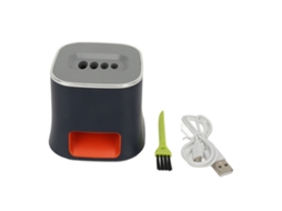 Máquina Elétrica de Descascar Sementes de Melão com Base Anti deslizante e USB Azul com Marca